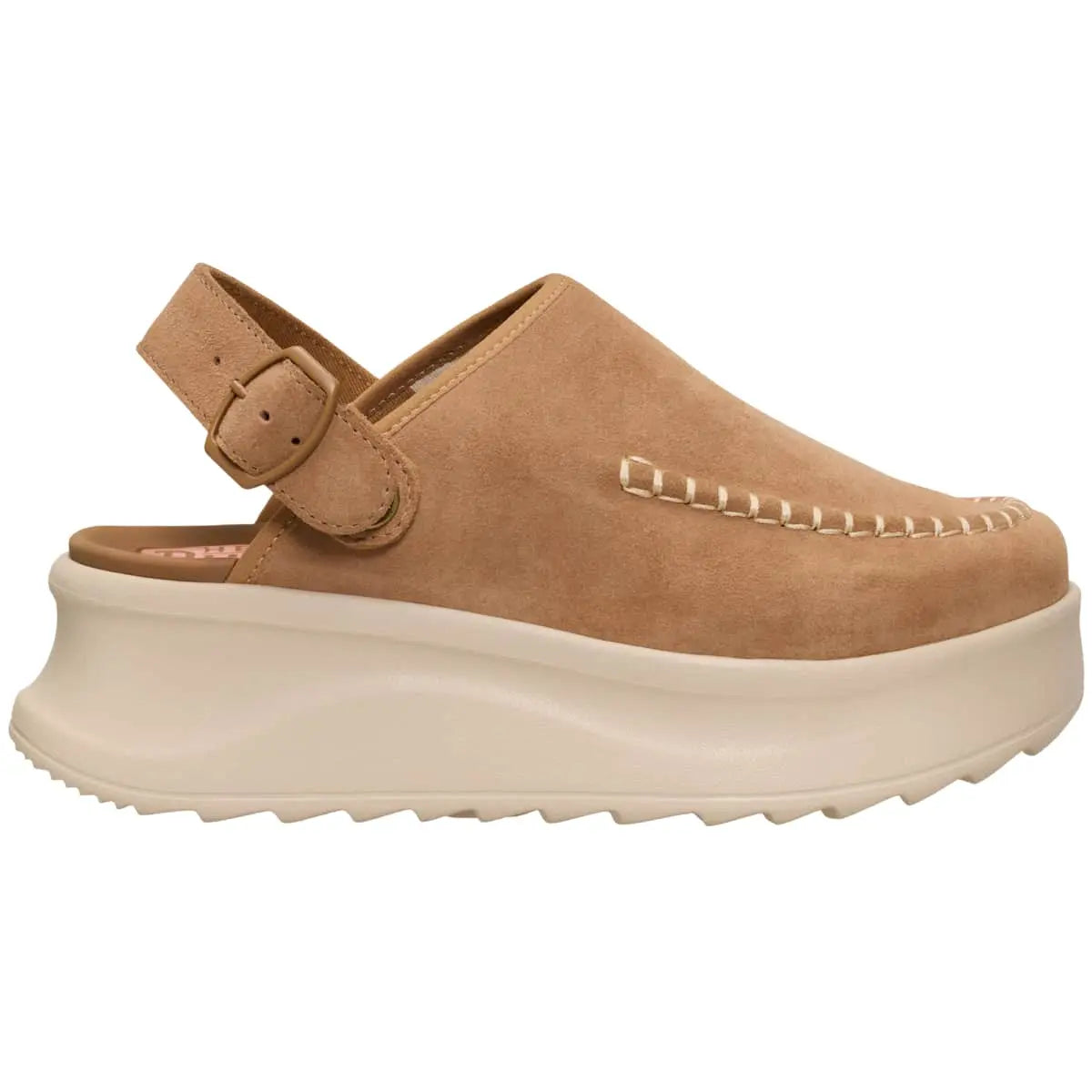 Delray Clog Suede – Womens Comfortable Slip on Platform Clog