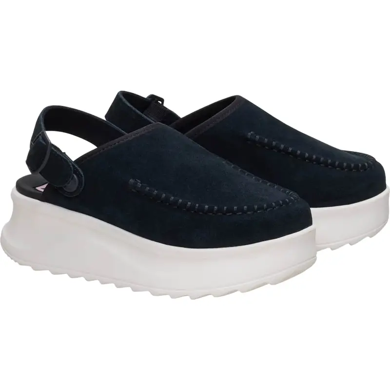 Delray Clog Suede – Womens Comfortable Slip on Platform Clog
