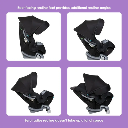 4-in-1 Convertible Infant Car Seat with Canopy & Side Impact Protection