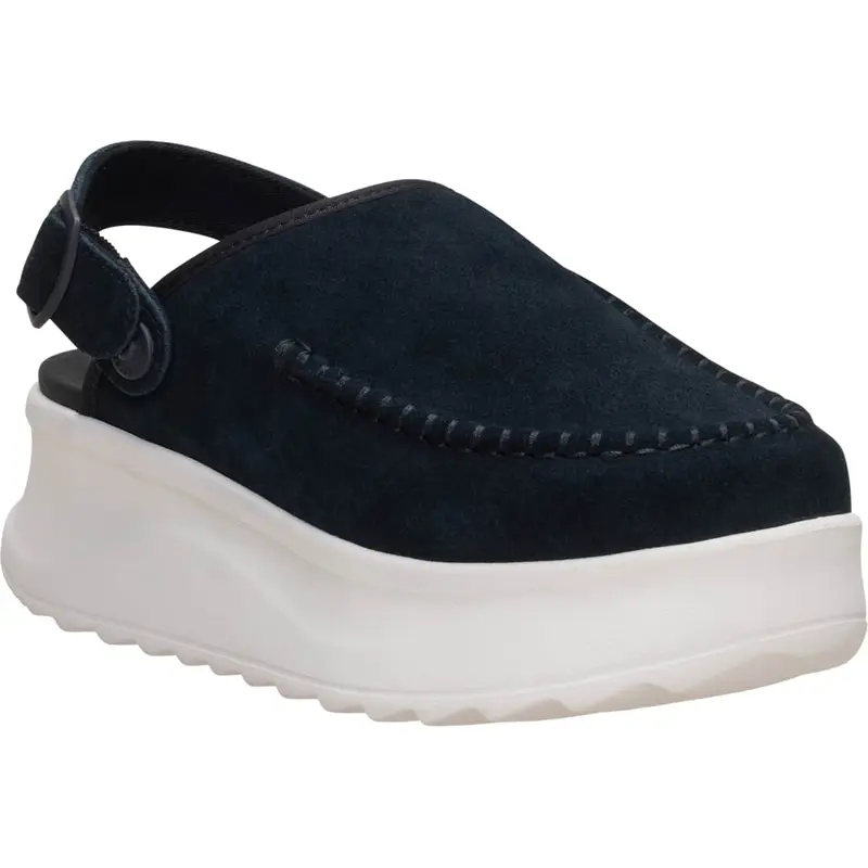 Delray Clog Suede – Womens Comfortable Slip on Platform Clog