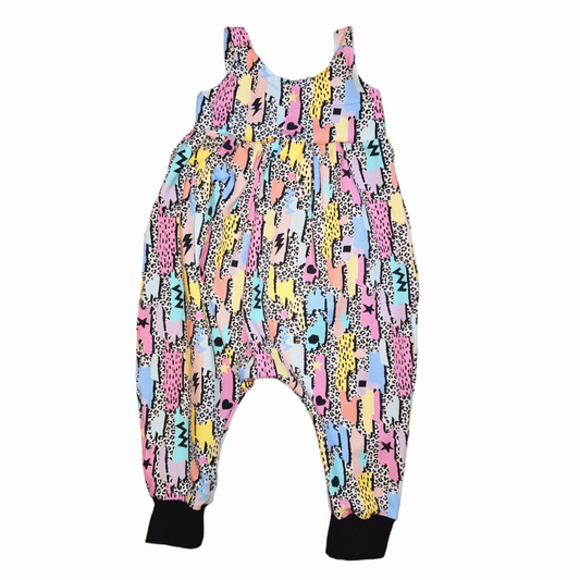 Retro Dash Bubble Romper (4 - 5 years)